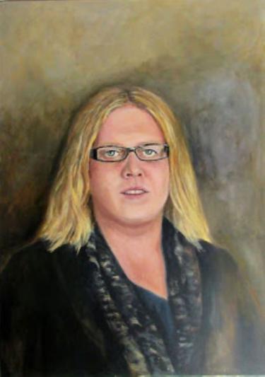 Frauenportrait, Acryl 50x70 cm