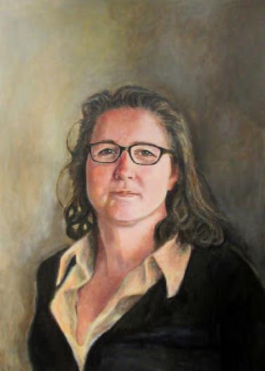 Frauenportrait, Acryl 50x70 cm
